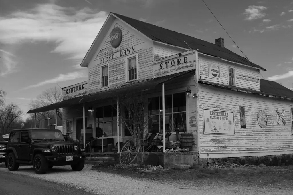 Lesterville, Missouri General Store, More Than a Dot on the Map