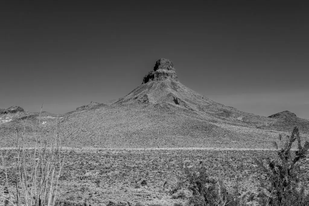 Unnamed mesa behind Ed’s Camp in Golden Valley Arizona