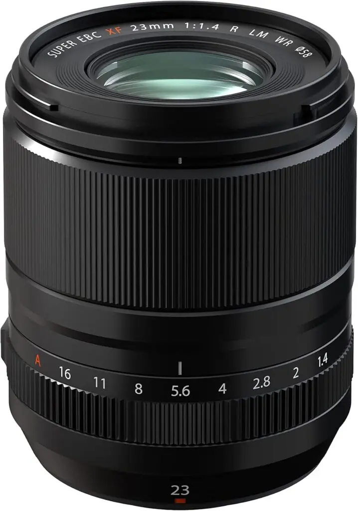 The gear list – Fujinon 23mm f/1.4 WR prime lens for Fujifilm cameras
